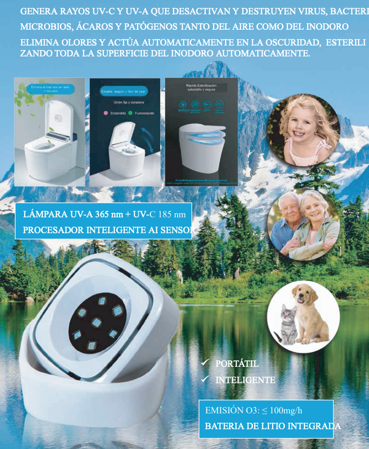 Esterilizador de Inodoro WC Led UV-C - Imagen 3