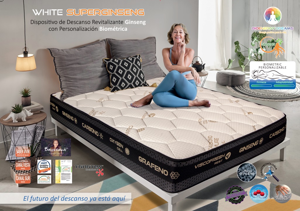 Colchón Viscoelástico WHITE SUPERGINSENG