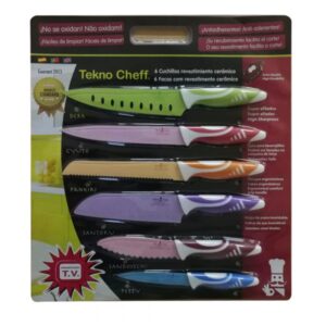 Cuchillos Tekno Cheff (Juego de 6 cuchillos)