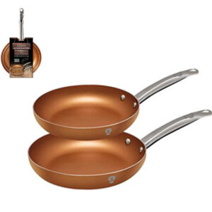 Sartenes de Cobre, Edición Especial Le Chef (Juego de 2 sartenes)